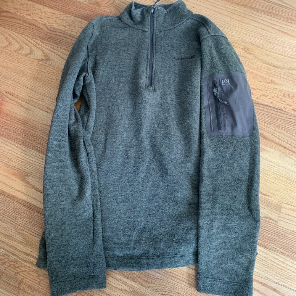 Avalanche quarter zip sweater